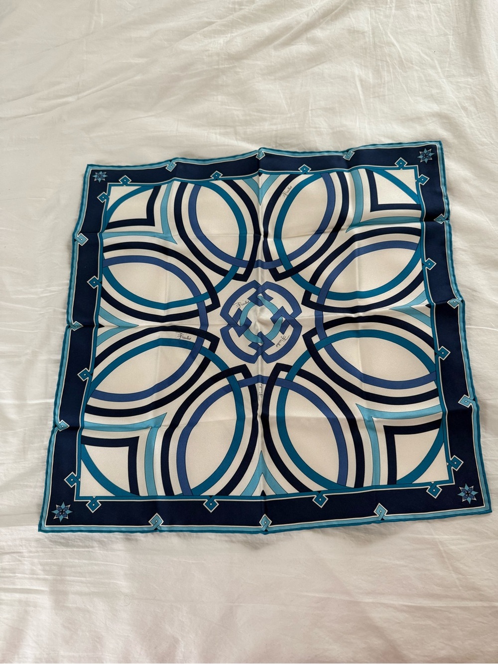 Emilio Pucci vintage silk scarf